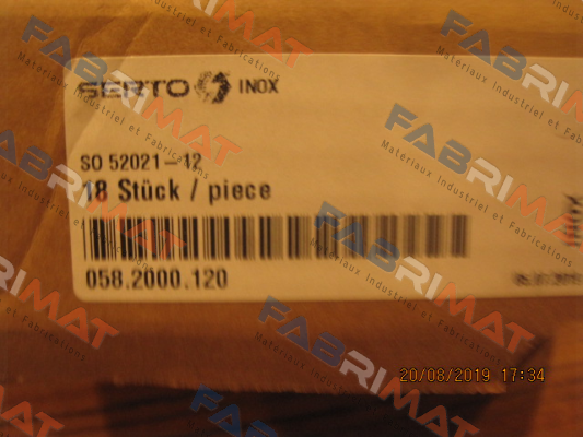 P/N: 058.2000.120, Type: SO 52021-12 Serto
