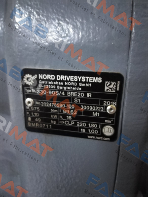 Type SK 330-90S/4 BRE20 (OEM) Nord