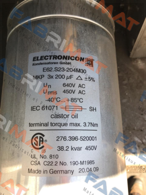 E62.S23-204M30 Electronicon