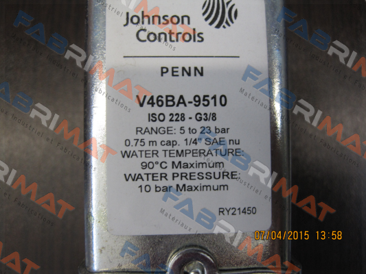 V46BA-9510 Johnson Controls