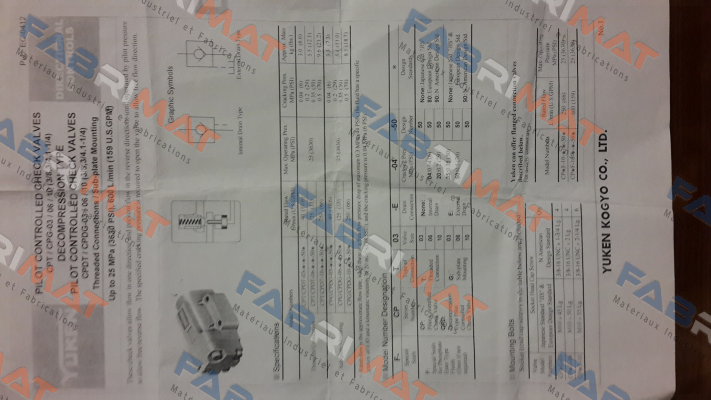 CPDG-03-04-50  Yuken