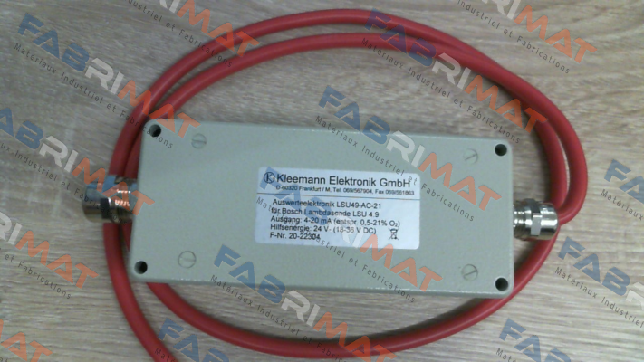 LSU4.9-AC-21 / 0,5-21%O2 / 4-20 mA Kleemann-Elektronik