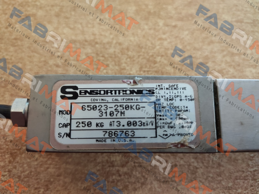 65023-250kg-C3 (S65023025C3) Sensortronics