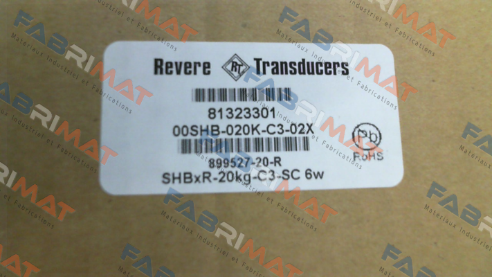 P/N: 03002C3 Type: SHBxR-20kg-C3-SC Revere