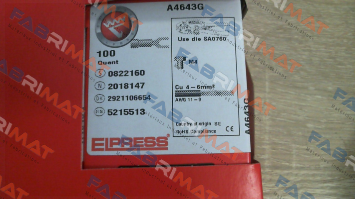 p/n: 7278-272100, Type: A4643G Elpress