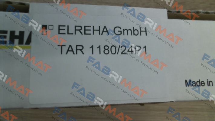 TAR 1180/24 P1 Elreha