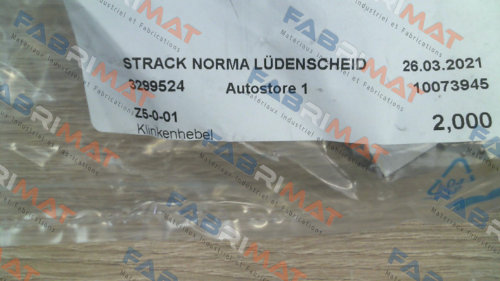p/n: 69996; Type: Z5-0-01 Strack