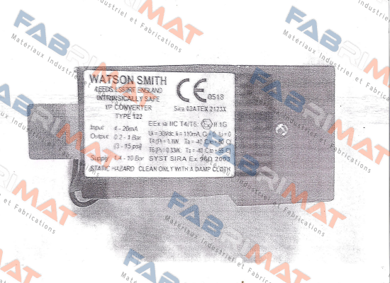 I22 OEM no replacement  Watson Smith