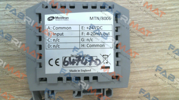 MTN/8006 Monitran
