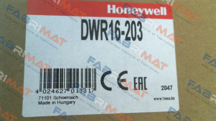 DWR16-203 FEMA