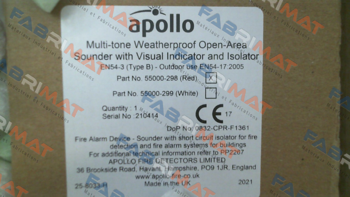 55000-29 Apollo