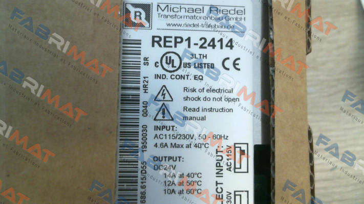 REP1-2414 336W 1ph / 0540-00128024 Michael Riedel Transformatorenbau