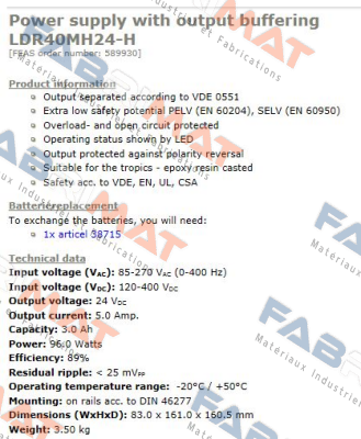 LDR40MH24-H Feas