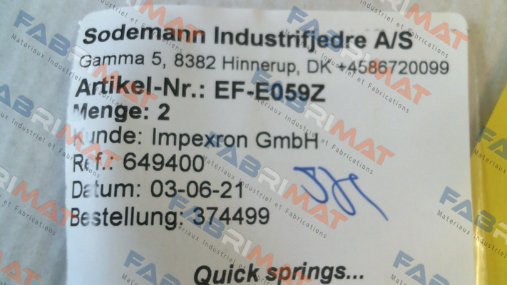 EF-E059Z Sodemann