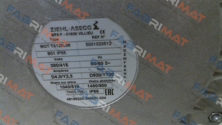5001023512 FMV-Lamel (now Ziehl Abegg)