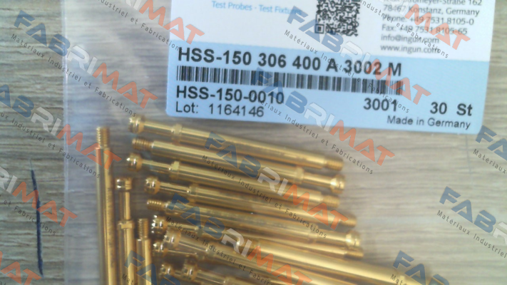 HSS-150-0010 Ingun
