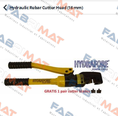 G-16 Hydrafore Power Tools