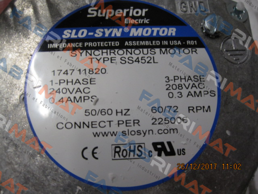 SS452L Superior Electric