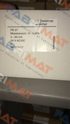 PS27-4-AC/DC-0...500Pa-0-0-1-S-0 (9613.0561) Halstrup Walcher