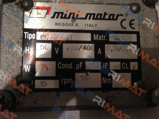 MC 320P2T 15 B5 Minimotor