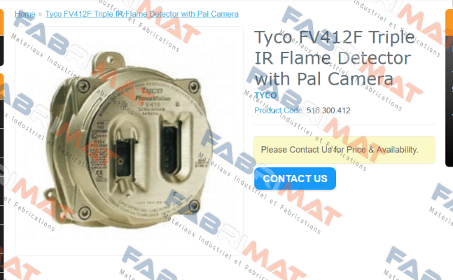 FV412F  Tyco Fire