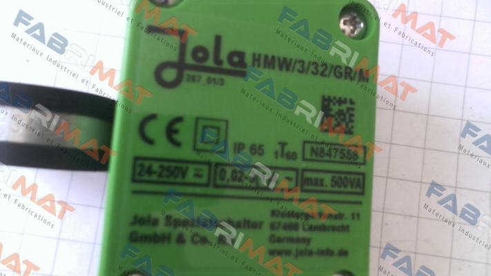 HMW/3/32/GR/M Jola
