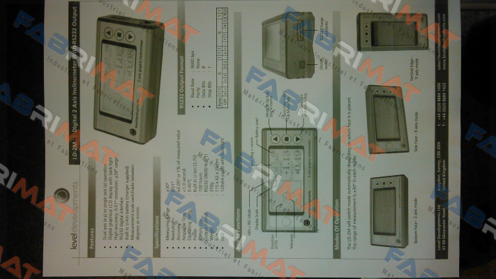 LD-2M Level Developments