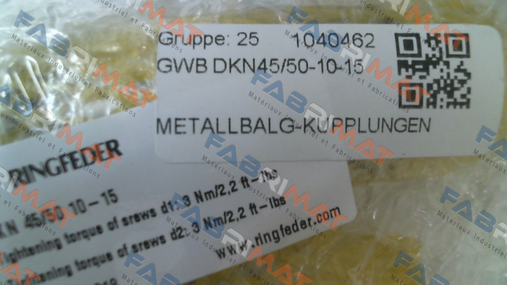 GWB DKN45/50-10-15 Gerwah