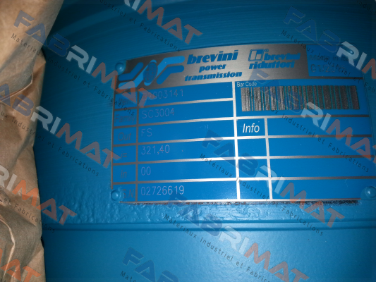 SC3004/FS/321,40/61149002740 B3D   Brevini