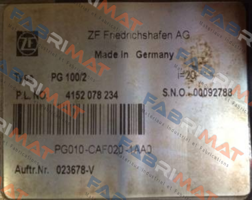 PG 100/2  ZF Friedrichshafen