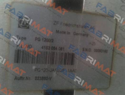 PG 1200/2 ZF Friedrichshafen
