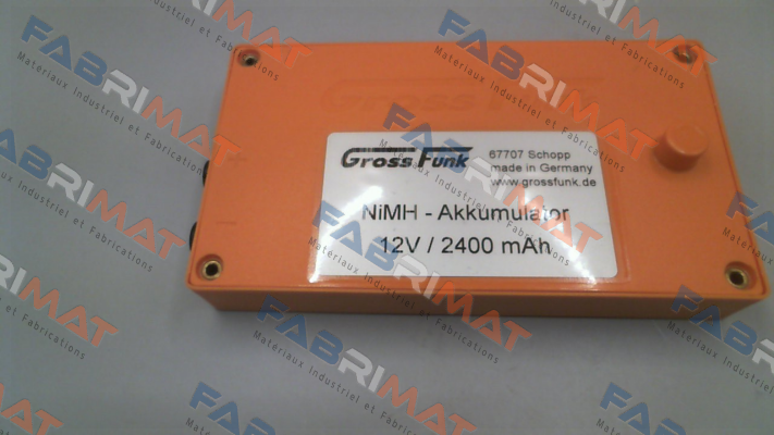 PN: 100-006-635 Type: 12V/2400mAh Ni-MH Gross Funk