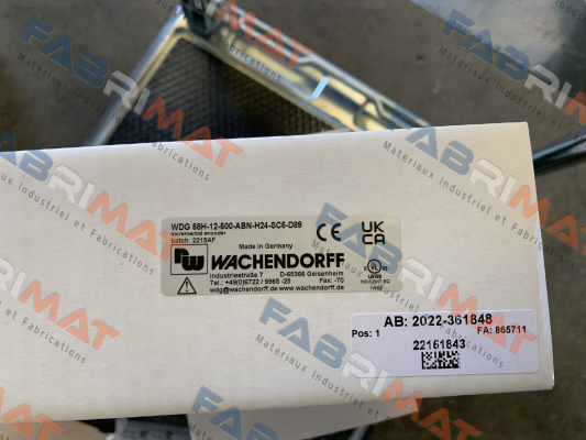 WDGA 58A-06-1218-COA-B00-CB5-ACF Wachendorff