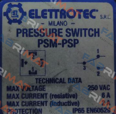 PSM50BR18T10.5 Elettrotec