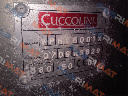 VPM 1500 1/X  Cuccolini