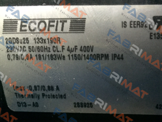 P/N: 1306444, Type: 2GDSu25-133x190R-D13-A0p Ecofit