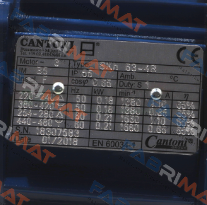 SKH63-4B-B5 Cantoni