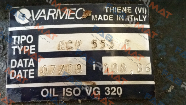 RCV 553P 070,22  Varmec