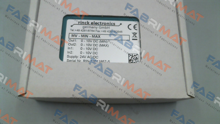 MV-MIN-MAX.10V Rinck Electronic