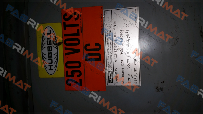 MAGNET CONTROLLER 4295 SIZE 2  Hubbell