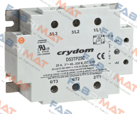 D53TP50C (pack x10) Crydom