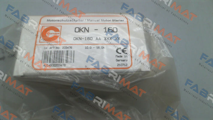 203476 / 16A OKN-160 AA XXX Condor
