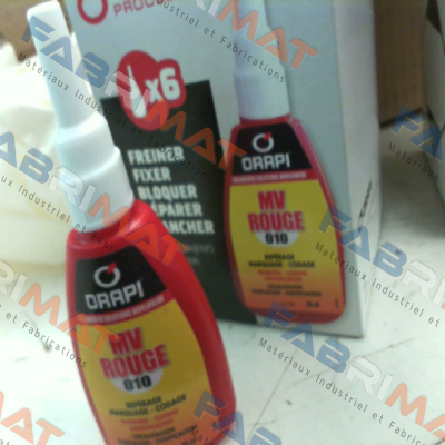 MV ROUGE N° 010 (Flacon 90 ml) Orapi