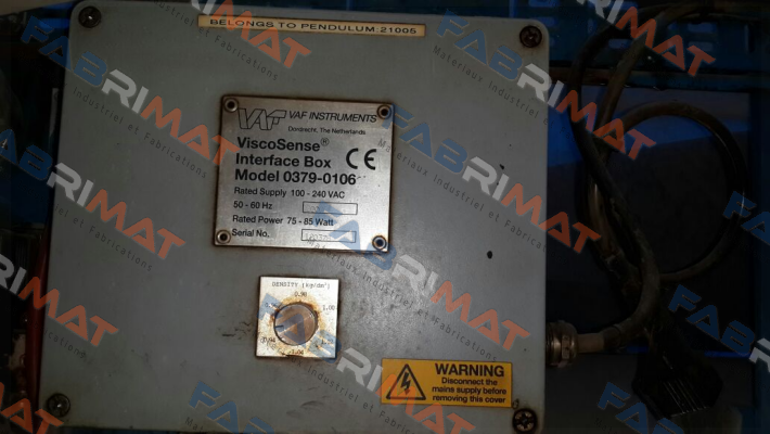 0379-0106 Obsolete, replaced by  P/N 0279-0112  VAF Instruments