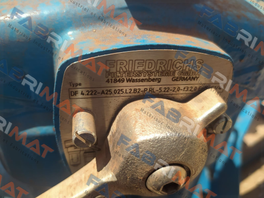 DF 4.222-A25.025.L2.B2-P.RL-5.22-2,0-f3.2,0 Entleerung G1/4 Fluidtech