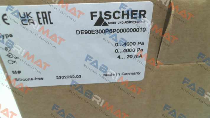DE90E300P6P000000012 Fischer Mess Regeltechnik