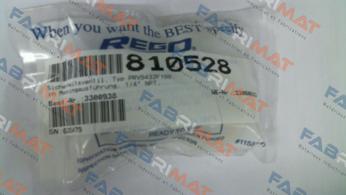 PRV9432F100 (810528) Rego