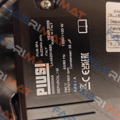 M 230 (00050300A) Piusi
