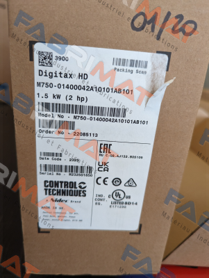 M750-01400042A10101AB101 Nidec