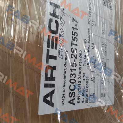 MVTB-0315-2ST551-7 Airtech